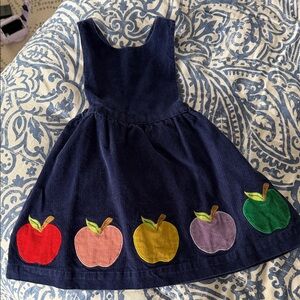 Mini Boden Royal Blue Corduroy Fabric Size 3/4